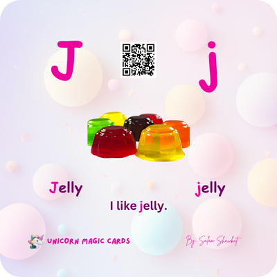 English Letters - Capital & Small - 32 Digital Flash Cards