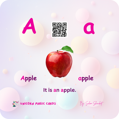English Letters - Capital & Small - 32 Digital Flash Cards